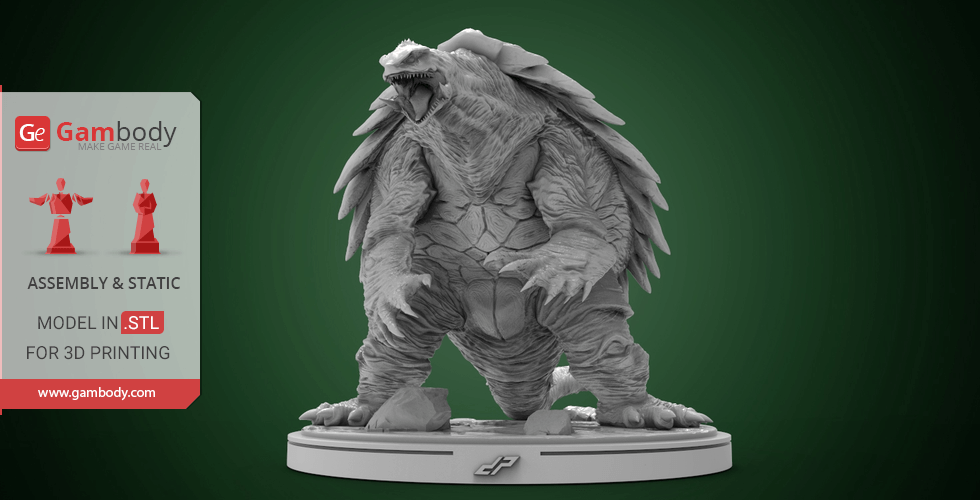 Buy Gamera 3D Printing Figurine | Assembly