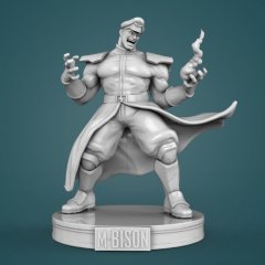 preview of M. Bison 3D Printing Miniature | Assembly