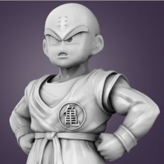 preview of Krillin 3D Printing Figurine | Assembly
