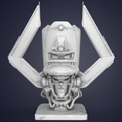 preview of Galactus Bust 3D Printing Figurine | Static