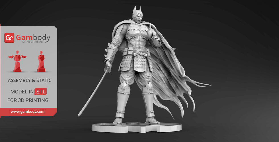 Buy Batman Ninja 3D Printing Figurine | Assembly