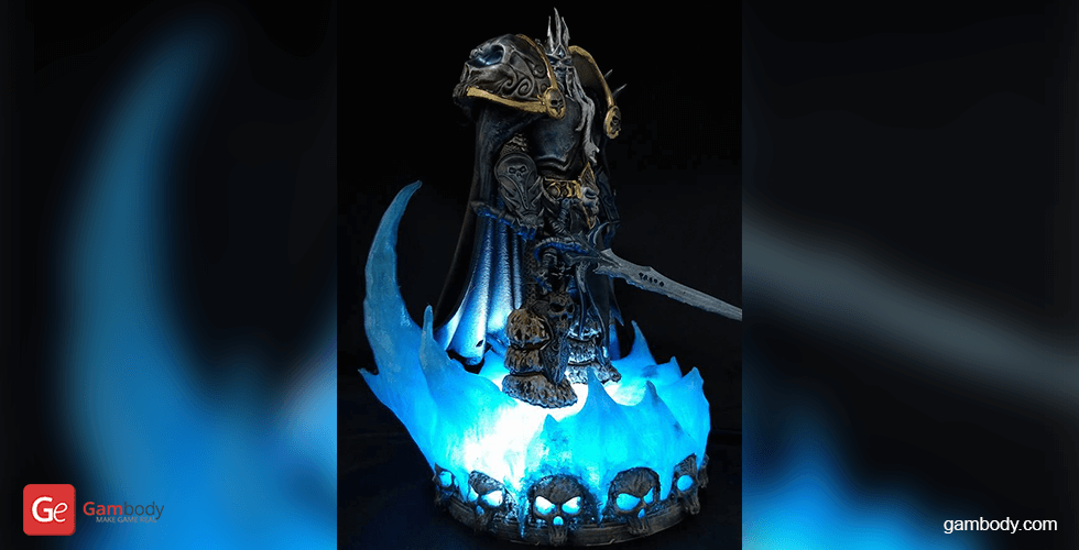 Buy Lich King Lord Of Terror 3D Printing Figurine | Assembly