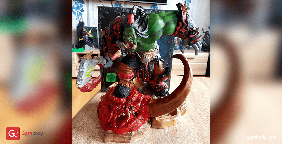 Buy Grommash Hellscream 3D Printing Figurine | Assembly