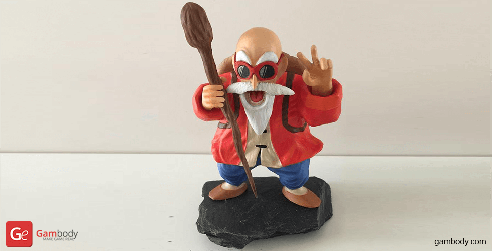Buy Master Roshi 3D Printing Figurine | Assembly