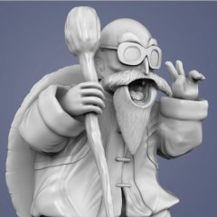 preview of Master Roshi 3D Printing Figurine | Assembly