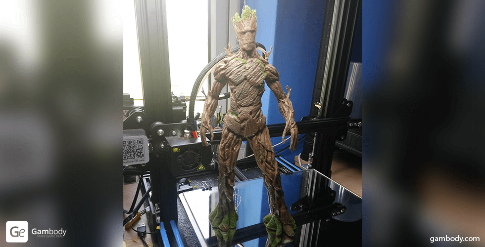 Buy Adult Groot 3D Printing Figurine | Assembly
