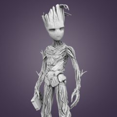 preview of Teenager Groot 3D Printing Figurine | Assembly