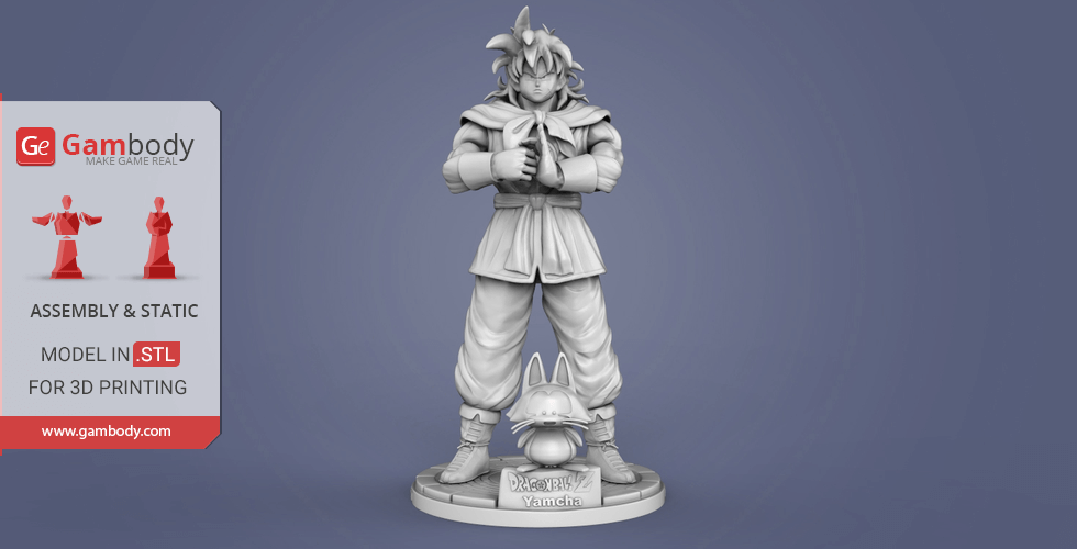 Buy Yamcha & Puar 3D Printing Figurines in Diorama | Assembly