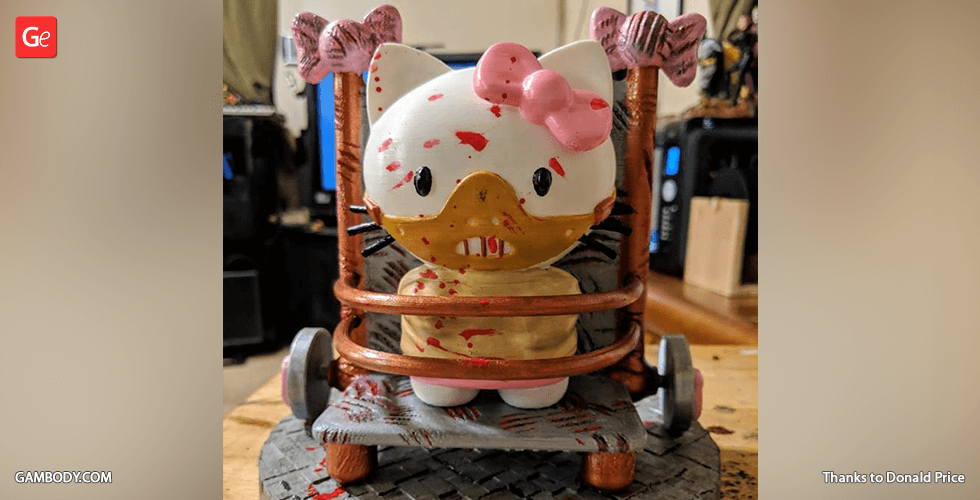 Buy Hello Hannibal Kitty 3D Printing Figurine | Assembly