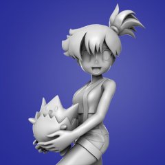 preview of Misty Pokemon 3D Printing Figurine | Assembly