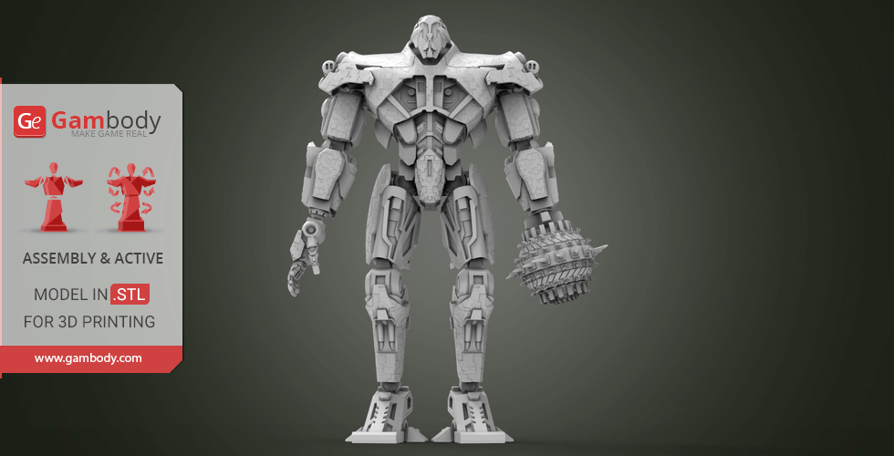 Buy Titan Redeemer 3D Printing Model | Assembly + Action