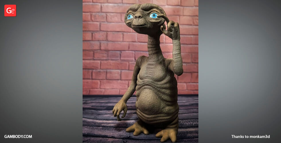 Buy E.T. the Extra-Terrestrial 3D Printing Figurine | Assembly