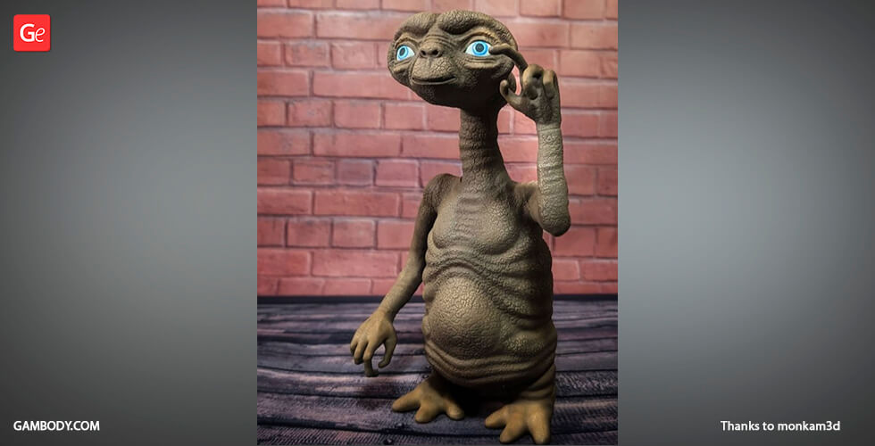 Gambody STL files of E.T. the Extra-Terrestrial for 3D Printing