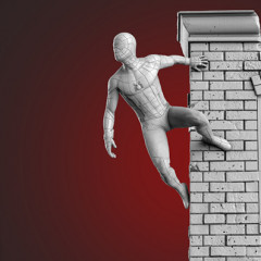 preview of Spider-Man Wall Crawler 3D Printing Figurine | Assembly