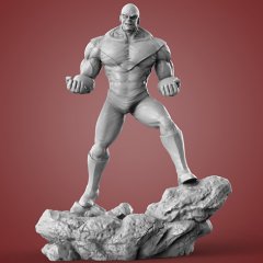 preview of Jiren Dragon Ball Super 3D Printing Figurine | Assembly