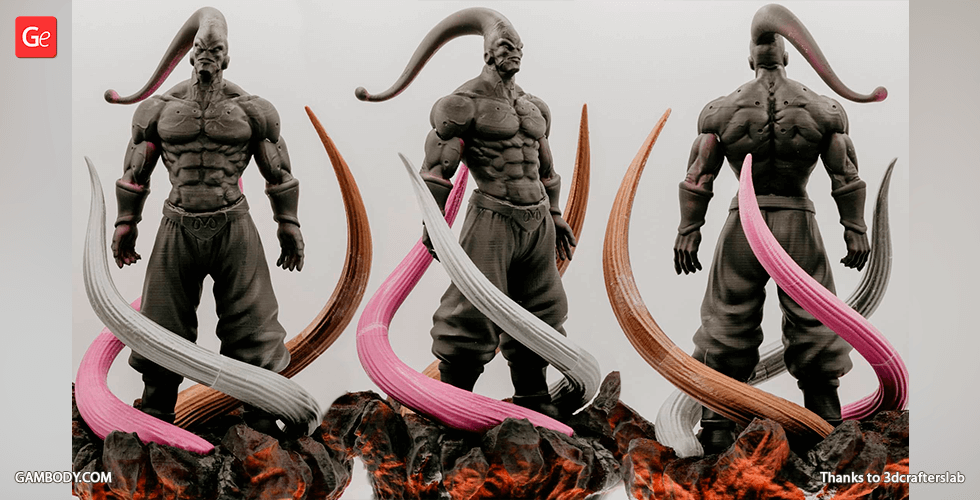 Buy Super Buu 3D Printing Figurine | Assembly