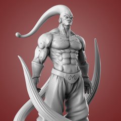 preview of Super Buu 3D Printing Figurine | Assembly