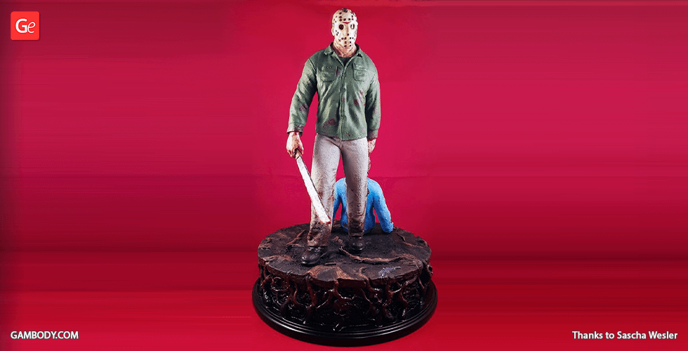 Buy Jason Voorhees 3D Printing Figurine in Diorama | Assembly