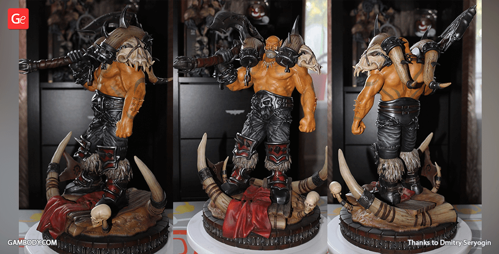 Buy Garrosh Hellscream 3D Printing Figurine | Assembly