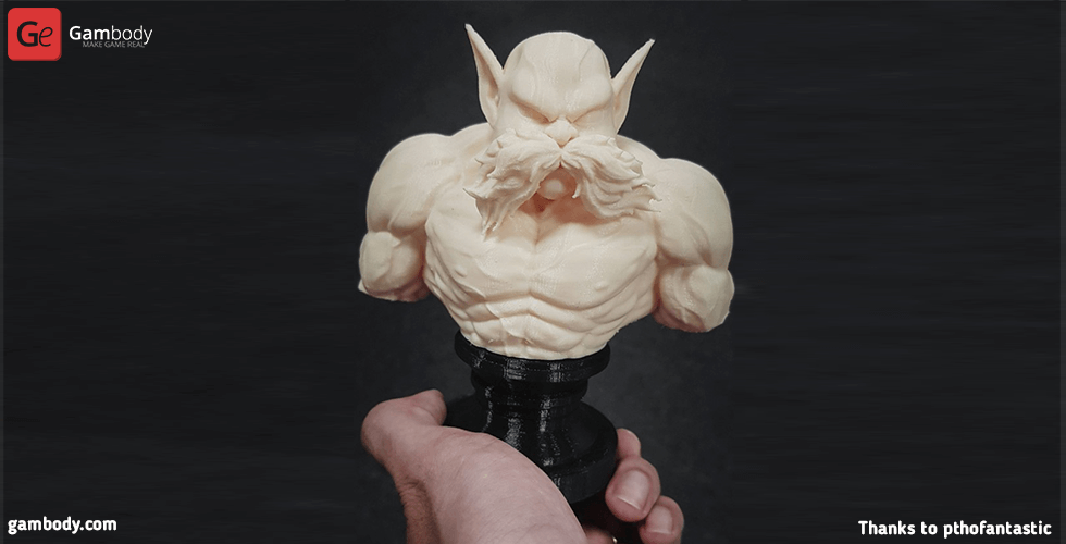 Buy Toppo Bust 3D Printing Figurine | Assembly