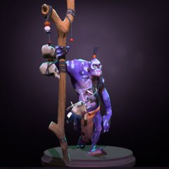 preview of Witch Doctor Dota 2 Hero Scale Model