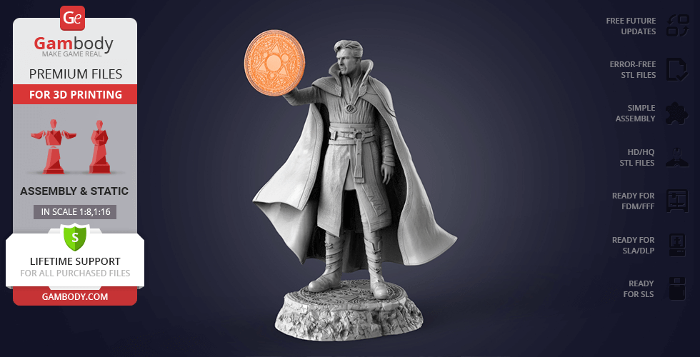 Buy Dr Strange 3D Printing Figurine | Assembly