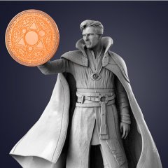 preview of Dr Strange 3D Printing Figurine | Assembly