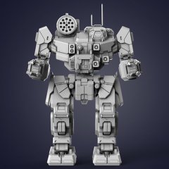 preview of MWO Thunderbolt 3D Printing Model | Assembly + Action