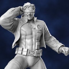 preview of X-Men Cyclops 3D Printing Figurine | Assembly