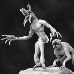 preview of The Demogorgon 3D Printing Figurines in Diorama | Assembly