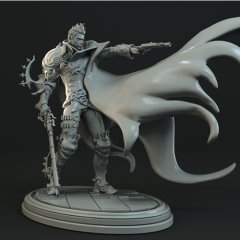 preview of Devil Hunter 3D Printing Figurine | Assembly