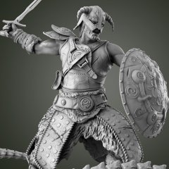 preview of Dovahkiin 3D Printing Figurine | Assembly