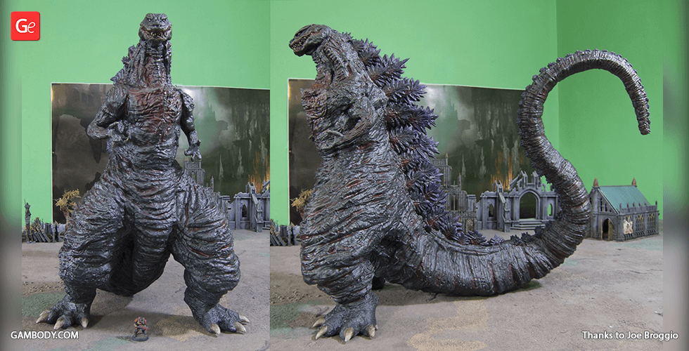 Buy Shin Godzilla 3D Printing Figurine | Assembly