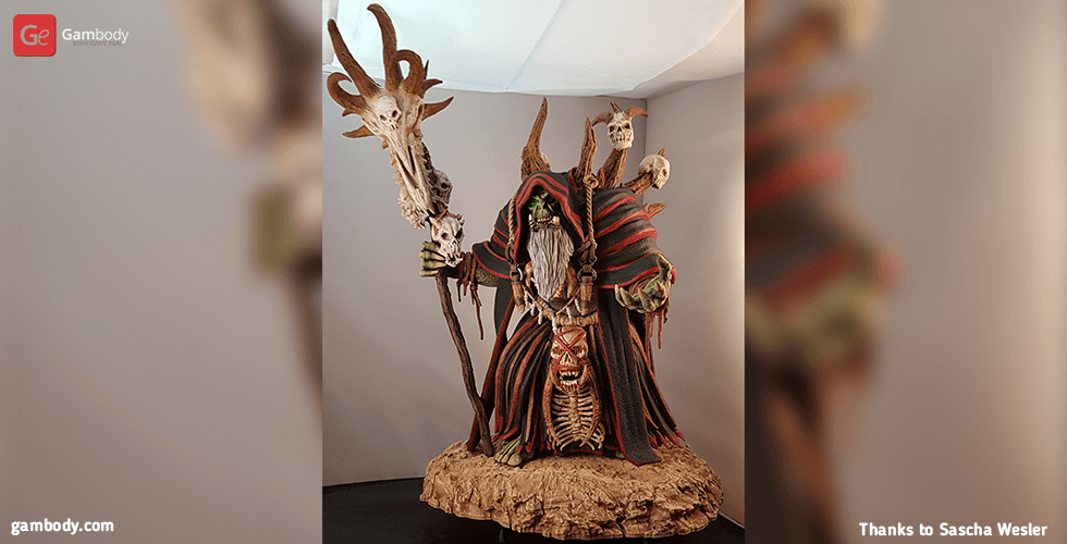 Buy Gul'dan 3D Printing Figurine | Assembly