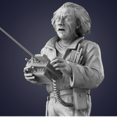 preview of Doc Brown 3D Printing Figurine | Assembly