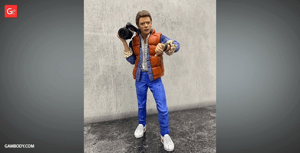 Buy Marty McFly 3D Printing Figurine | Assembly