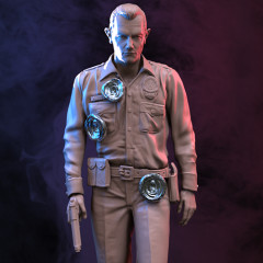 preview of Terminator T-1000 for Diorama 3D Printing Figurine | Assembly