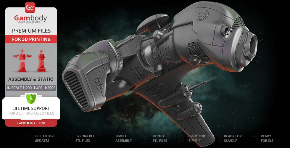 A detailed 3D model of the Taranis spaceship from EVE Online, designed for 3D printing.