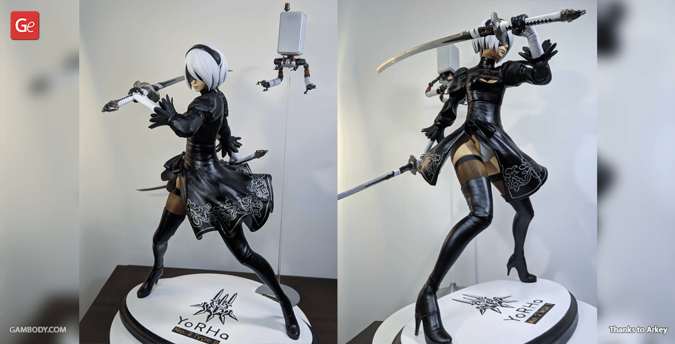 2B - Nier Automata 3D model 3D printable