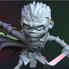 preview of Chibi Robin 3D Printing Figurine | Assembly