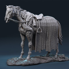 preview of Wight Horse 3D Printing Figurine | Assembly