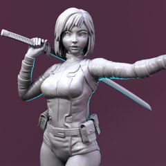 preview of Gwenpool 3D Printing Figurine | Assembly