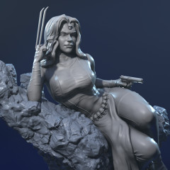 preview of Mystique 3D Printing Figurine | Assembly