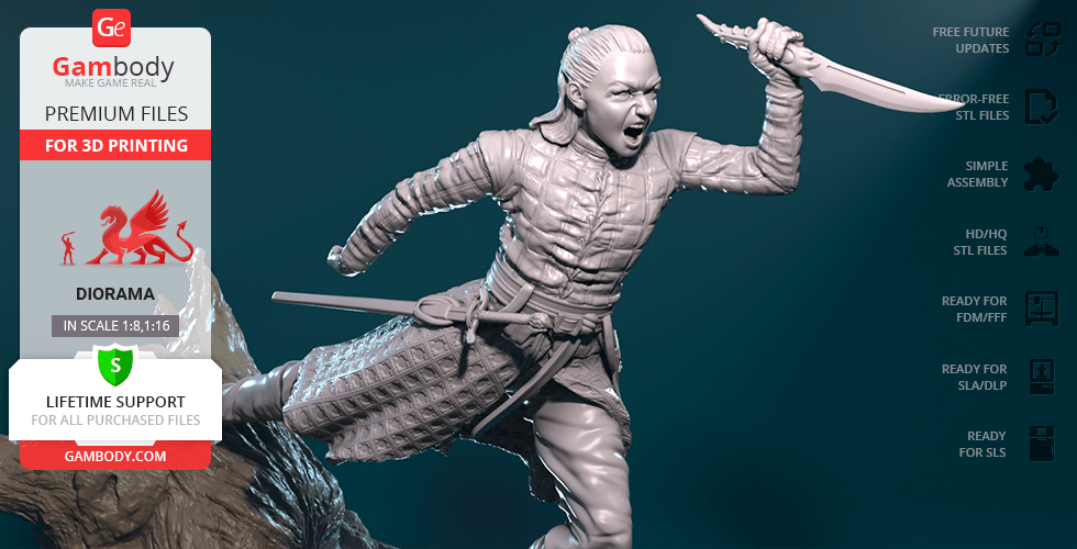 Buy Arya 3D Printing Figurine | Assembly