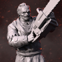 preview of Leatherface 3D Printing Figurine | Assembly