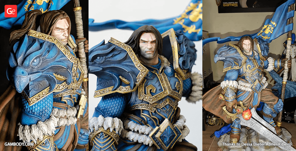 Buy Varian Wrynn 3D Printing Figurine | Assembly