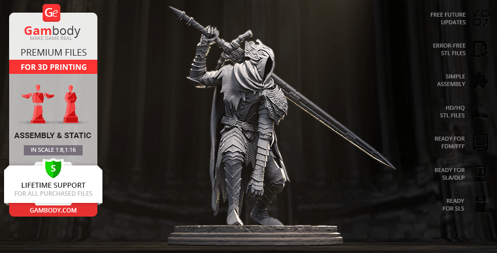 Buy Artorias 3D Printing Figurine | Assembly