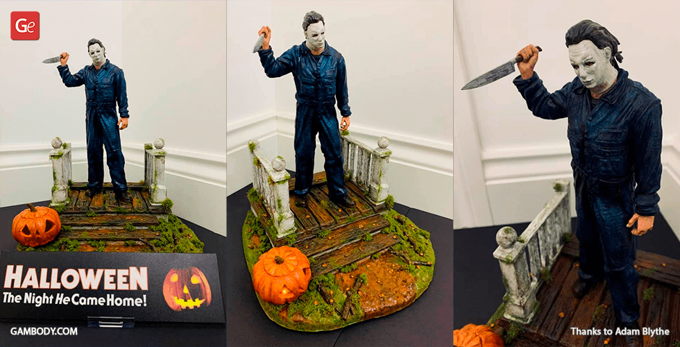 Buy Michael Myers 3D Printing Figurine | Assembly