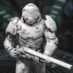 preview of Doom Slayer 3D Printing Figurine | Assembly