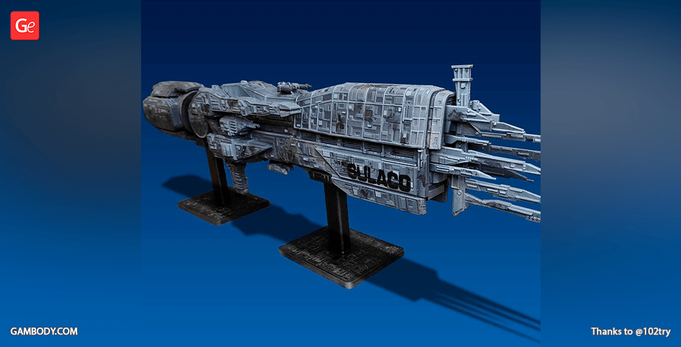 Buy USS Sulaco 3D Printing Model | Assembly